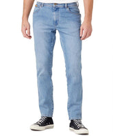 WRANGLER TEXAS SLIM MĘSKIE SPODNIE JEANSOWE GREEN STEEL W12SJX31Z 112145798